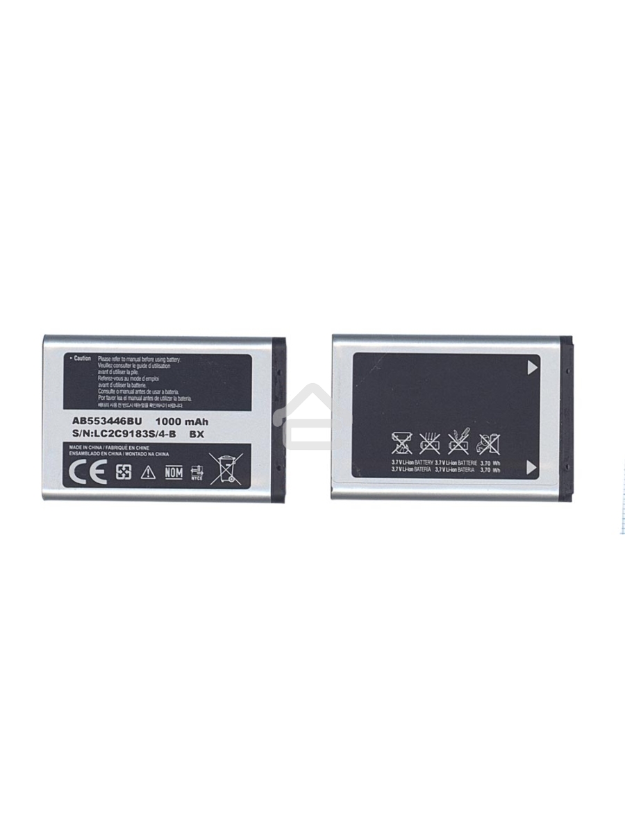 Аккумуляторная батарея AB553446BU для Samsung B2100/C3300/C5212/E1110/E1130/i320/P900 800mAh