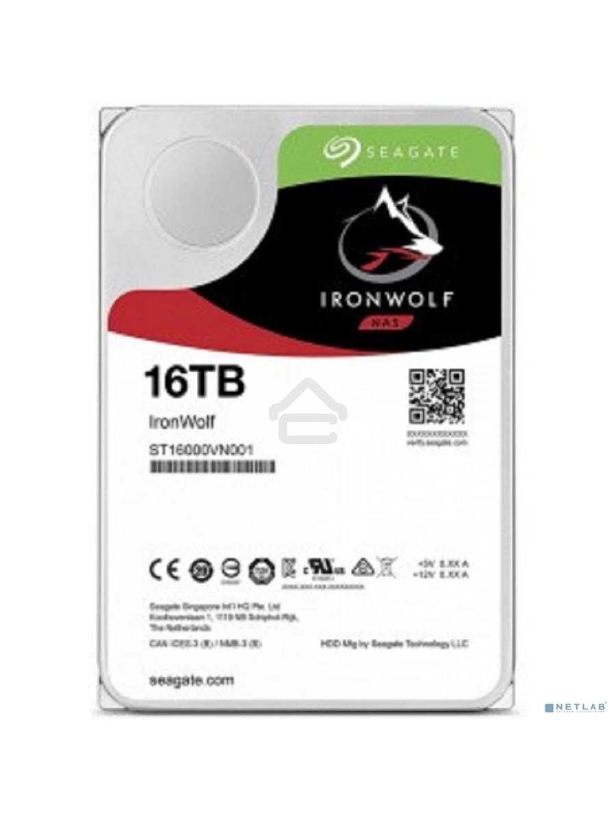 Жесткий диск HDD 16Tb Seagate IronWolf ST16000VN001 3.5