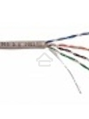 Кабель TWT FTP, серии XS, 4 пары, Кат.5e, PVC, серый, 305 метров