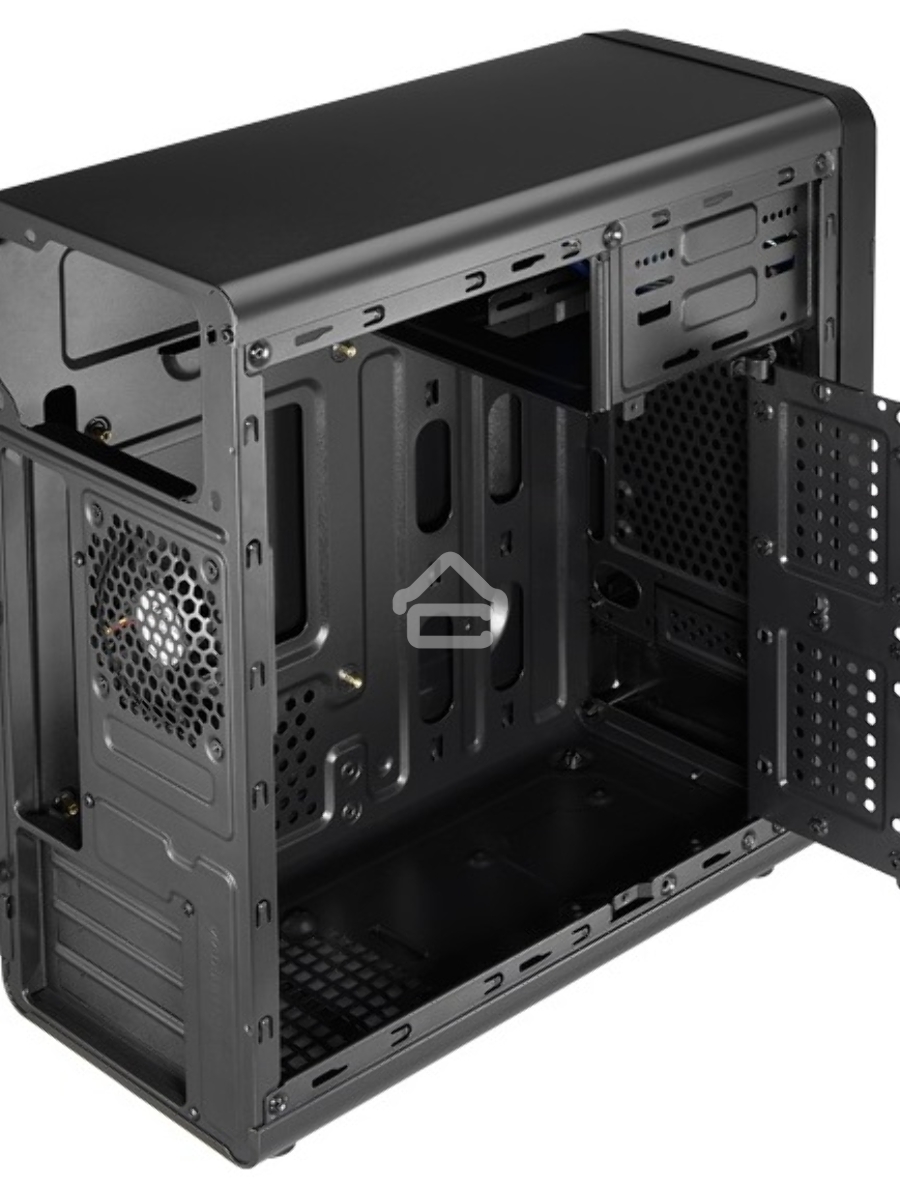 Компьютерный корпус Aerocool / Formula Qs-180 черный без БП mATX 1x80mm 2xUSB2.0 1xUSB3.0 audio