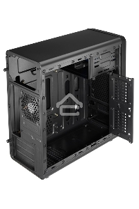 Компьютерный корпус Aerocool / Formula Qs-180 черный без БП mATX 1x80mm 2xUSB2.0 1xUSB3.0 audio