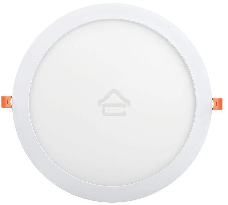 Светильник Iek LDVO0-1609-1-24-4000-K01 ДВО 1609 белый круг LED 24Вт 4000 IP20 алюм. корпус, диам 295 мм