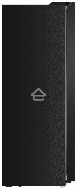 Холодильник Maunfeld MFF177NFSB черный глянц. двухкамерный 263/170л морозилка сбоку, No Frost, Side by Side