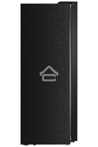 Холодильник Maunfeld MFF177NFSB черный глянц. инвертер двухкамерный Side by Side 263/170л морозилка сбоку