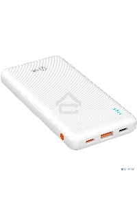 Мобильный аккумулятор Cactus CS-PBFSBA-10000 10000mAh 4.5A USB-A/2xUSB-C белый