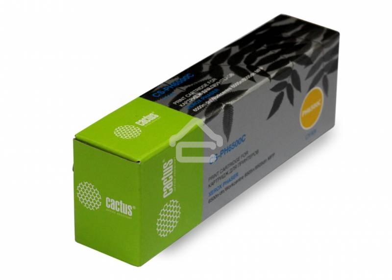Картридж лазерный Cactus CS-PH6500C (106R01601) голубой (2500 стр.) для Xerox Phaser 6500/WorkCentre 6505