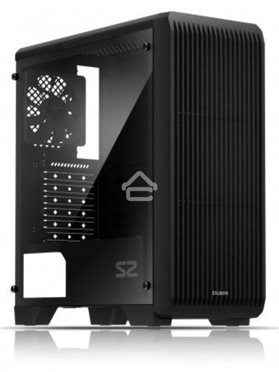 Компьютерный корпус Zalman S2 черный без БП ATX 2x120mm 2xUSB2.0 1xUSB3.0 audio bott PSU