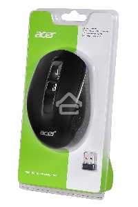 Мышь беспроводная Acer OMR060 черный, 1600 dpi, радиоканал, USB, кнопки - 6