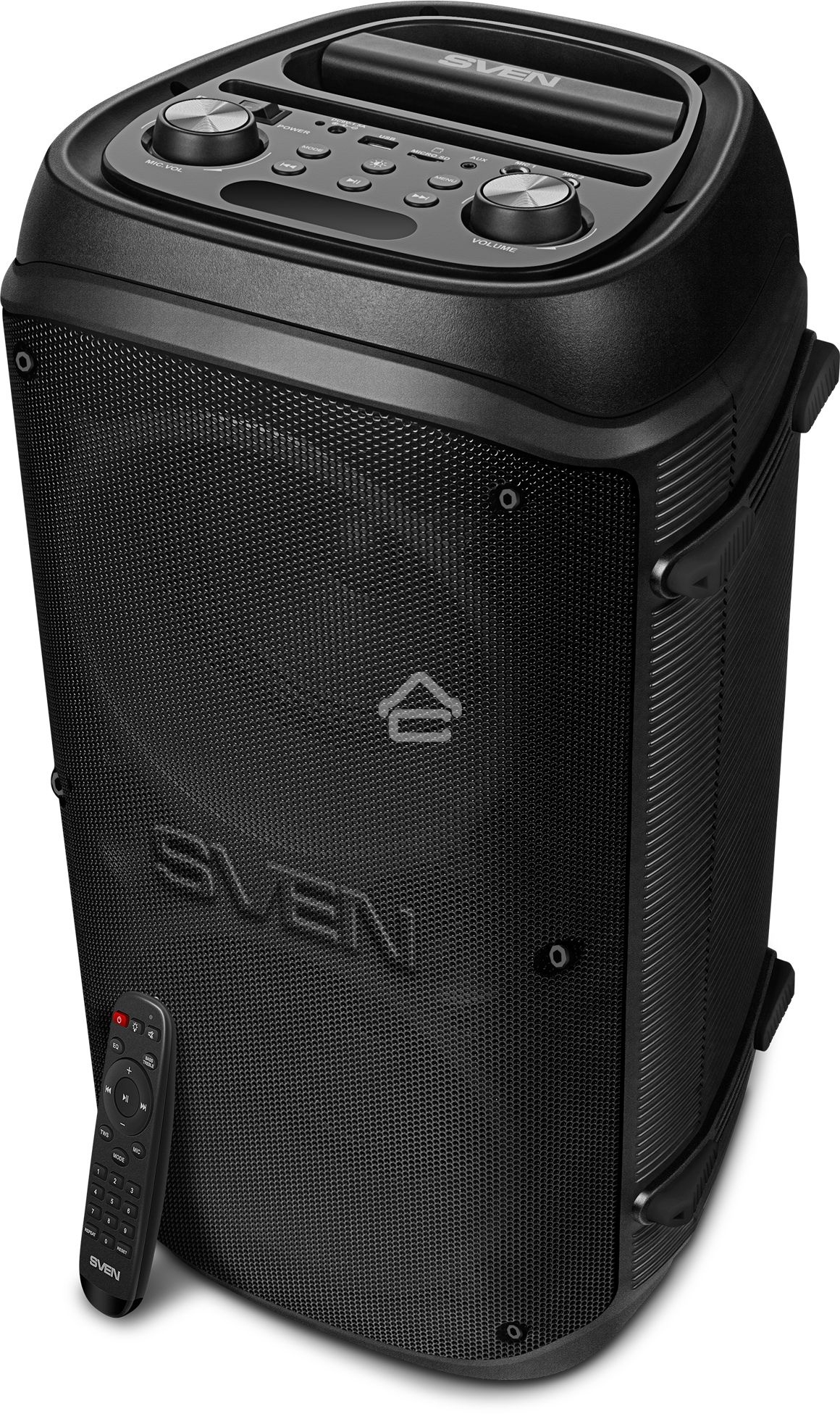 Колонка портативная Sven PS-800 черный 100W 2.0 BT 10м 4400mAh