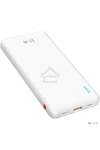 Мобильный аккумулятор Cactus CS-PBFSBA-10000 10000mAh 4.5A USB-A/2xUSB-C белый