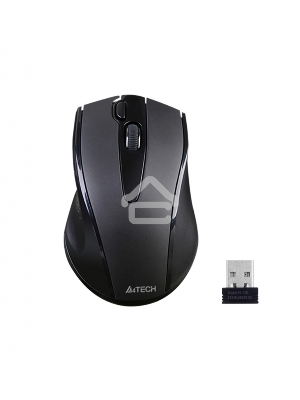 Мышь беспроводная A4Tech G9-500FS черный, 1200 dpi, радиоканал, USB, кнопки - 4