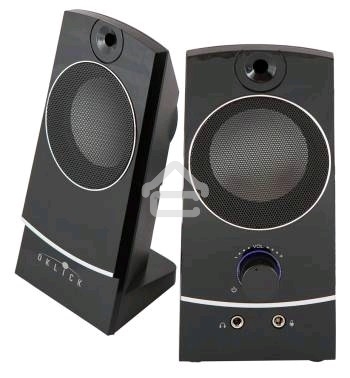 Акустическая система Oklick OK-118 2.0 черный 4Вт