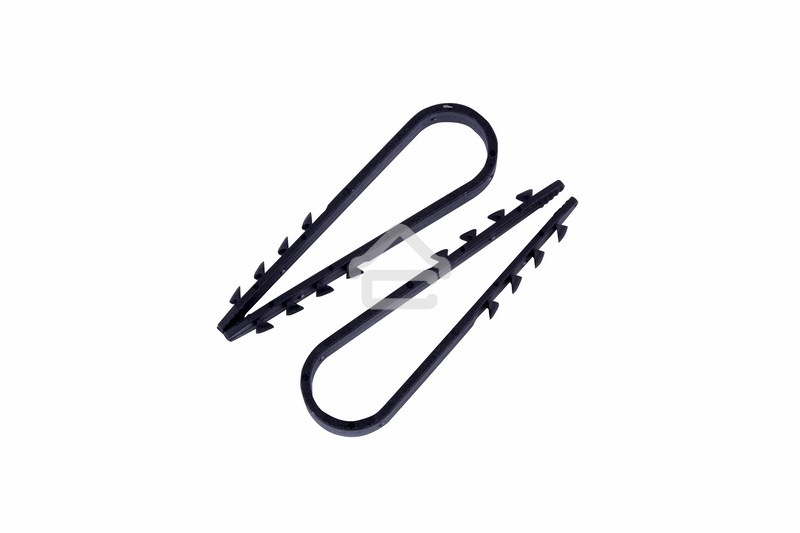 Дюбель-хомут нейлоновый PROconnect 11-18 мм, черный, упаковка 100 шт.