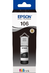 Картридж струйный Epson 106BK C13T00R140 черный (70мл) для Epson L7160/7180