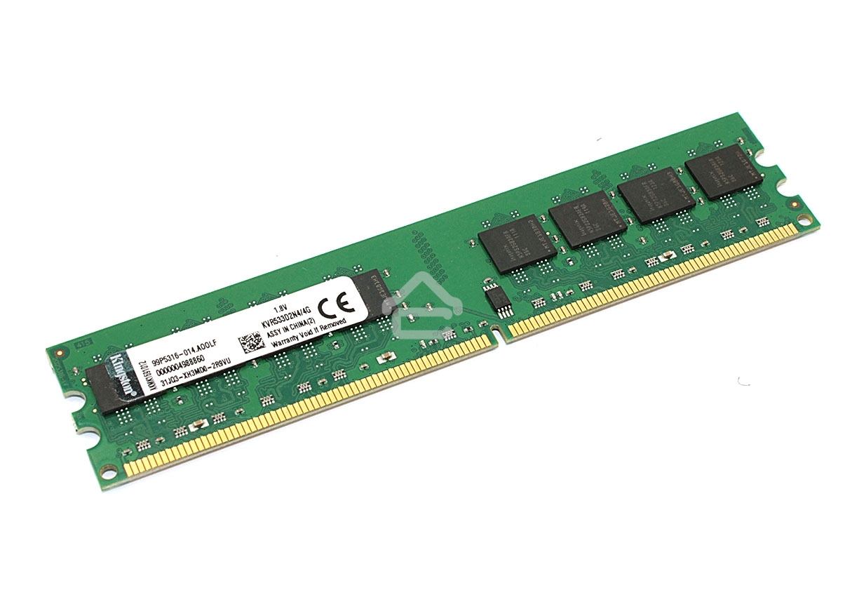 Оперативная память Kingston ValueRAM, DDR2, 4Gb (1x4GB), 533MHz, CL4, DIMM