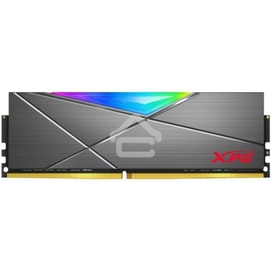Оперативная память XPG Spectrix D50 RGB, DDR4, 32GB (1x32GB), 3600MHz, CL18, UDIMM, RGB, с радиатором, серый