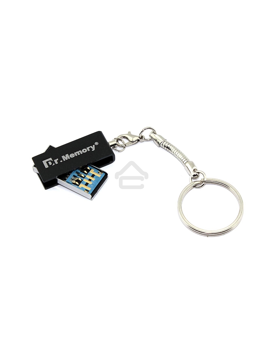 Флешка USB Dr. Memory 005 4Гб, USB 3.0, серебристый
