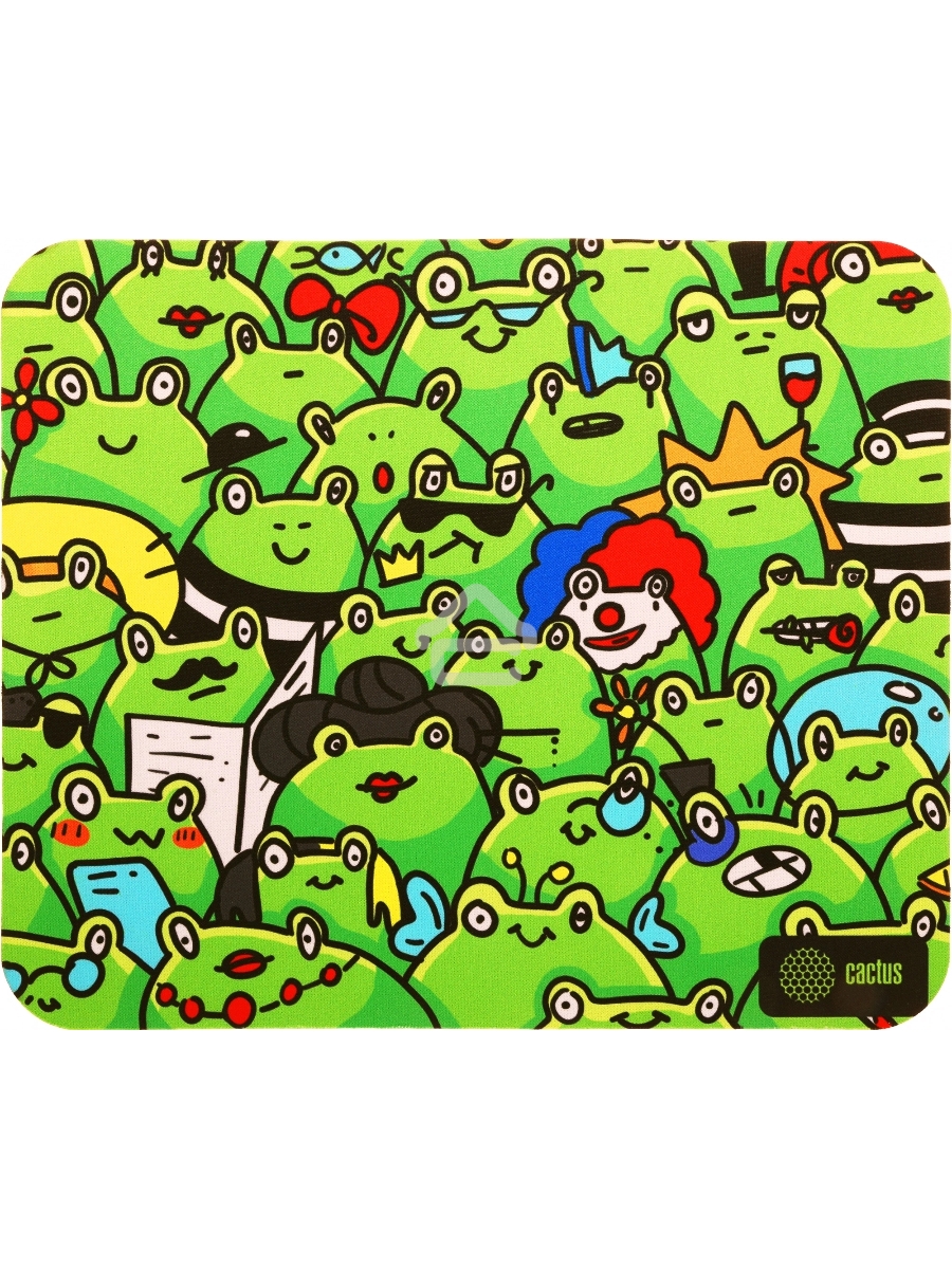 Коврик для мыши Cactus Frogs 300x250x3мм (CS-MPC-D09M)
