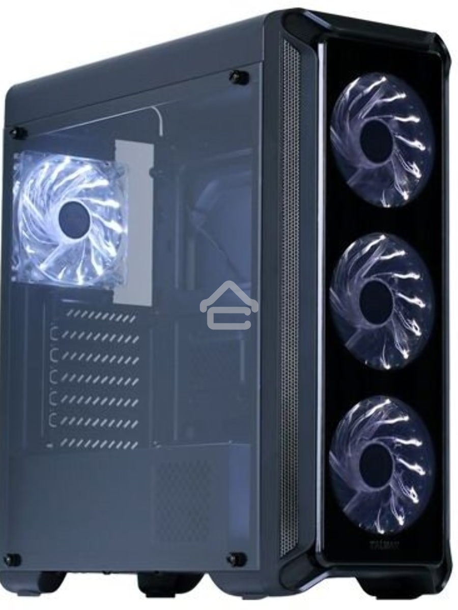 Компьютерный корпус Zalman i3 edge черный без БП ATX 3x120mm 2xUSB2.0 1xUSB3.0 audio bott PSU