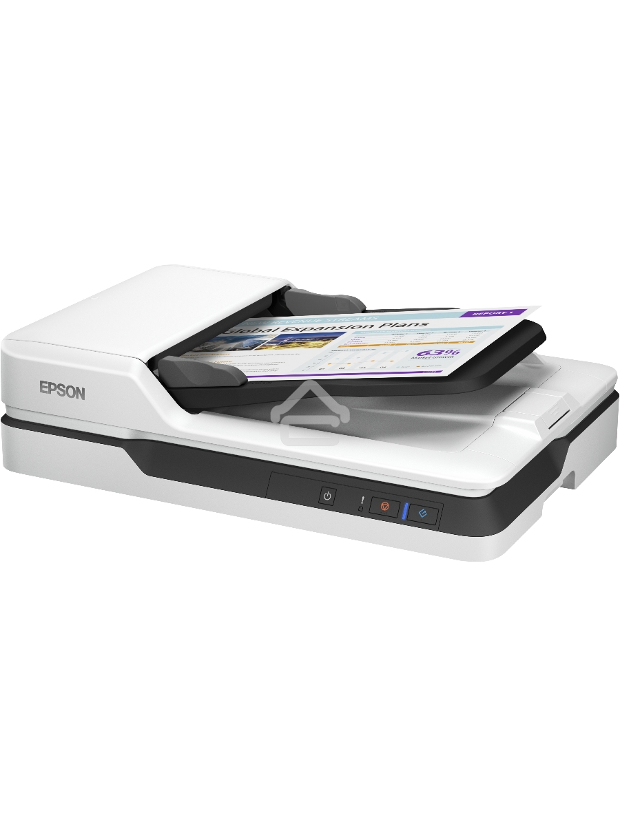 Сканер Epson WorkForce DS-1630 (B11B239401) планшетный, A4, CIS, 600x600 dpi, двусторонный автоподатчик, USB 3.0