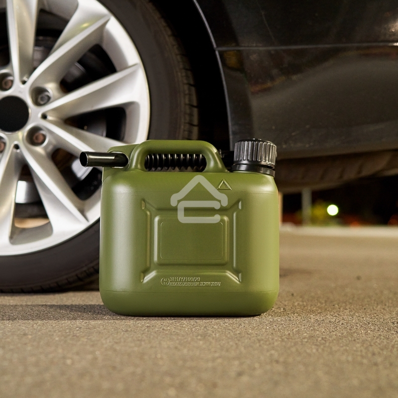 Канистра Rexant для ГСМ и технических жидкостей, вертикальная 5 л, пластиковая, усиленная