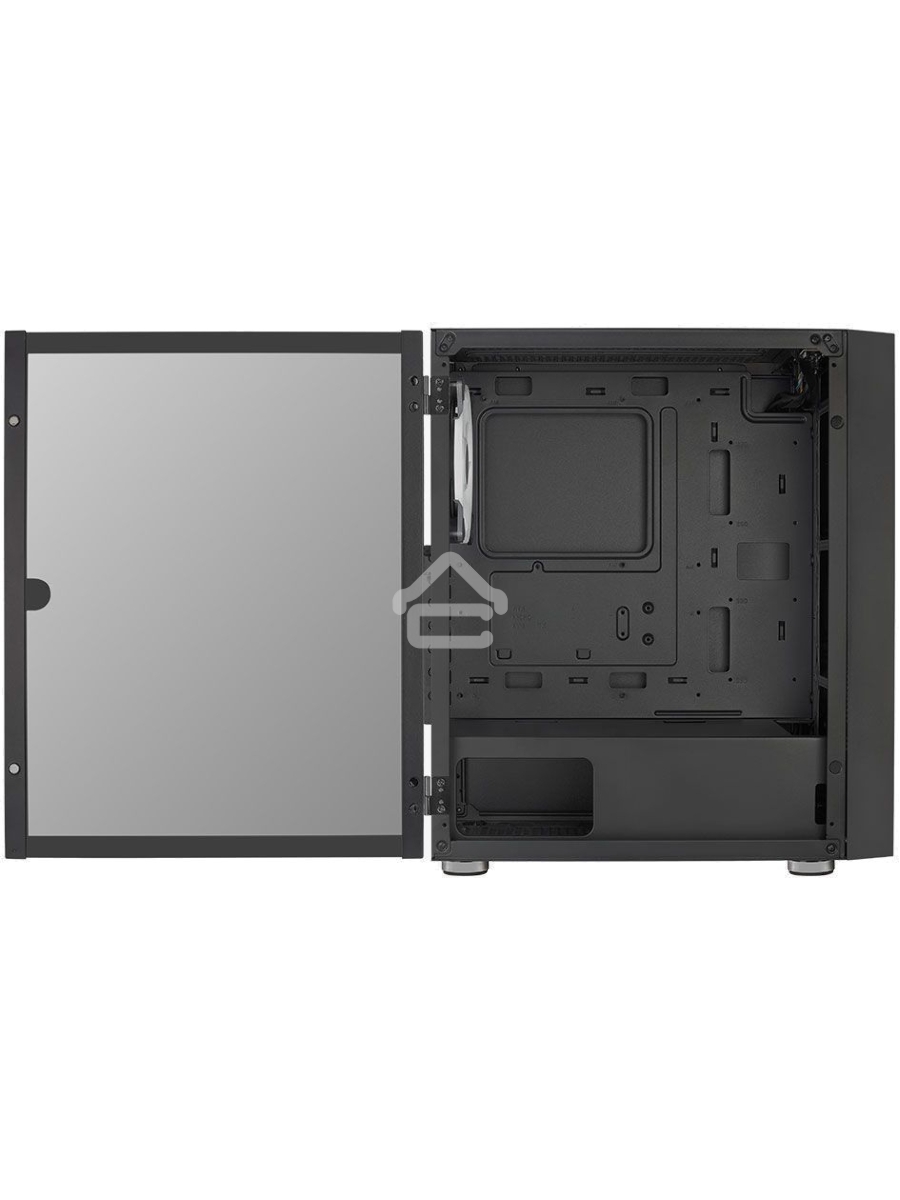 Компьютерный корпус Aerocool / Formula Graphite-G-BK-v2 черный без БП ATX 3x140mm 2xUSB3.0 audio