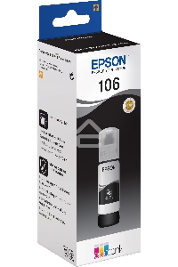 Картридж струйный Epson 106BK C13T00R140 черный (70мл) для Epson L7160/7180