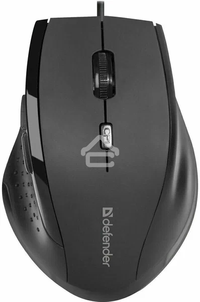 Мышь проводная Defender Accura MM-362 черный, 1600 dpi, USB, кнопки - 6