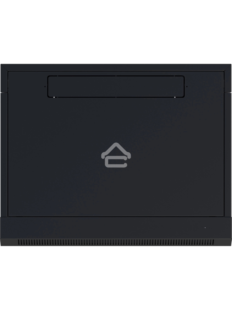 Шкаф коммутационный NTSS NTSS-W12U6045GS (NTSS-W12U6045GS-BL) настенный 12U 570x450мм пер.дв.стекл 60кг черный 350мм 22.2кг 220град. 635мм IP20 сталь