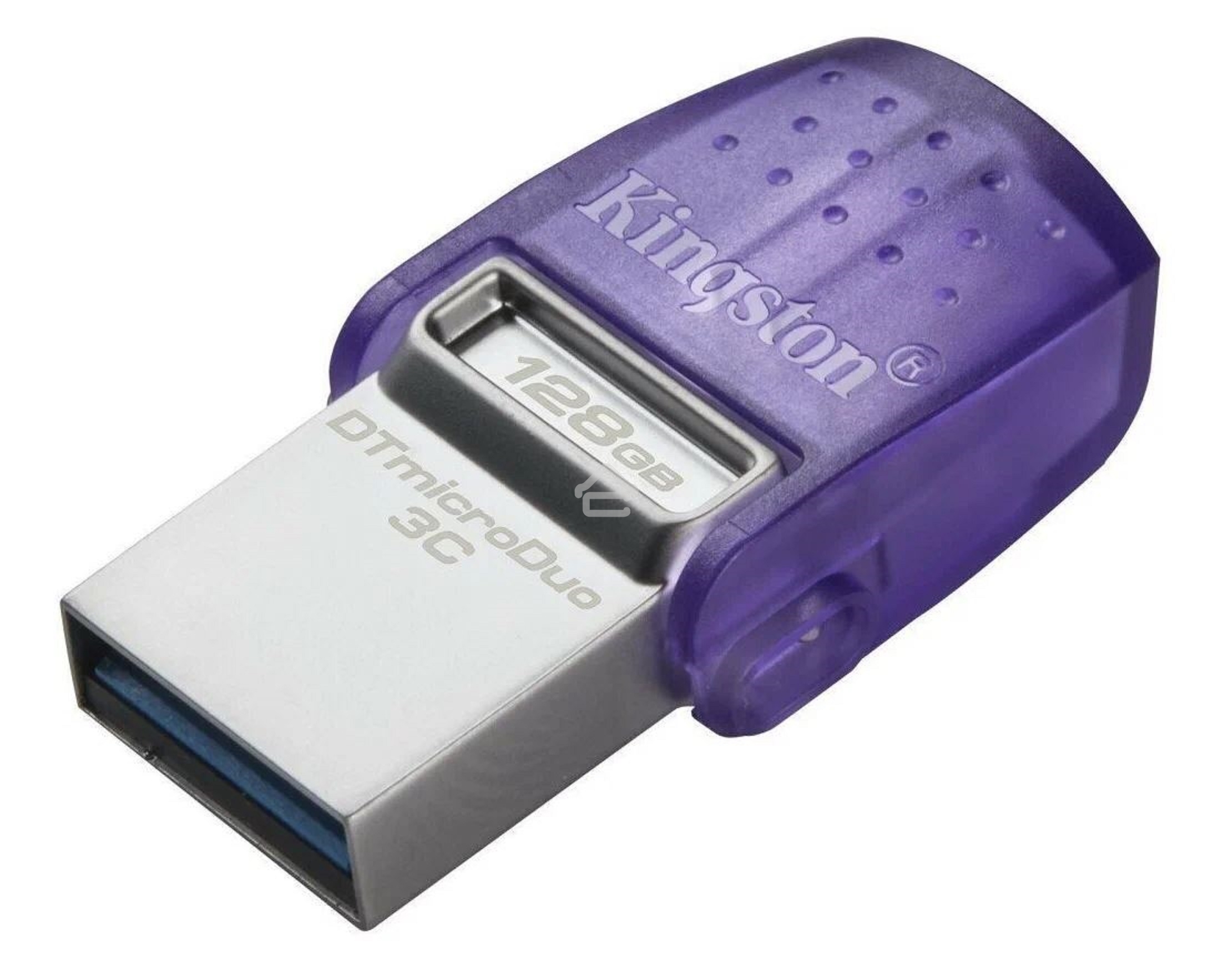 Флешка USB Kingston 128Gb DataTraveler microDuo 3C DTDUO3CG3/128Gb USB 3.0 фиолетовый