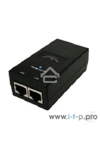 Точка доступа UBIQUITI POE-48-24W(EU) блок питания с PoE, 220 VAC -> 48VDC 0.5A - с кнопкой Reset и удаленной перезагрузкой