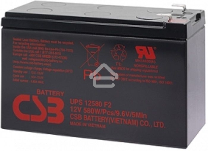 Батарея CSB 12V 10,5Ah UPS12580 клеммы F2
