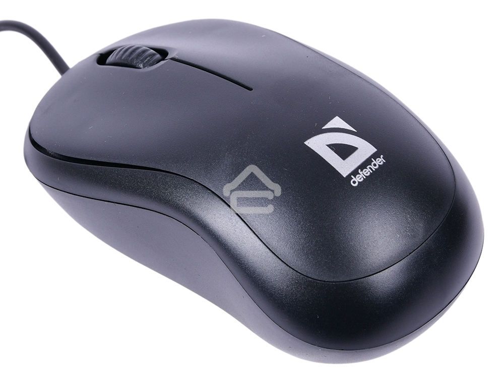 Мышь проводная Defender Patch MS-759 черный, 1000 dpi, USB, кнопки - 3