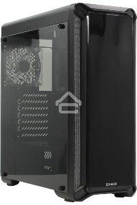 Компьютерный корпус Zalman i3 edge черный без БП ATX 3x120mm 2xUSB2.0 1xUSB3.0 audio bott PSU