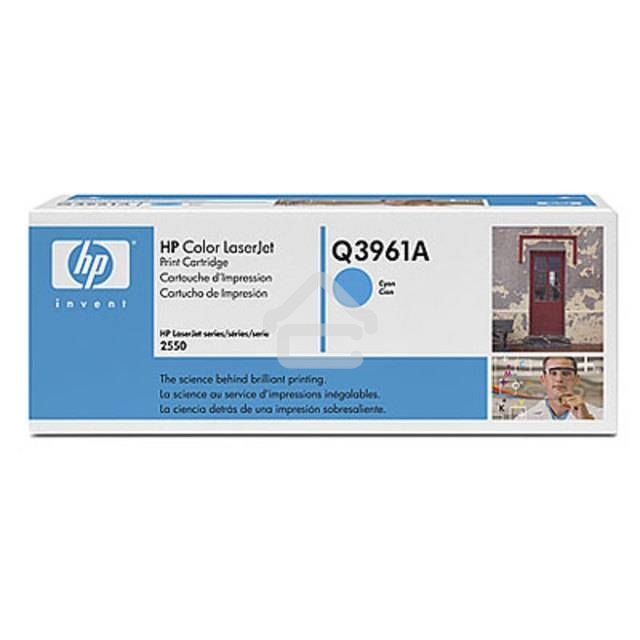 Картридж лазерный HP Color LaserJet Q3961A голубой для Color LaserJet 2550