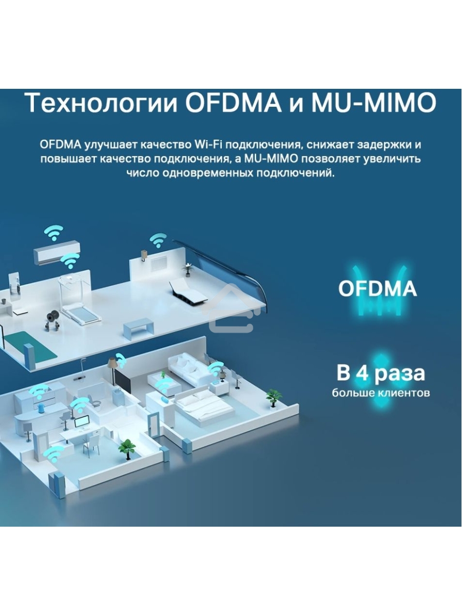 Двухдиапазонный гигабитный Wi-Fi 6 роутер TP-Link Archer AX53 AX3000