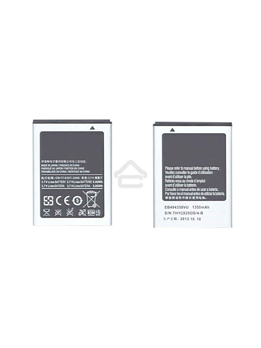 Аккумуляторная батарея EB494358VU для Samsung Galaxy Ace S5830 3.7 V 5.00Wh