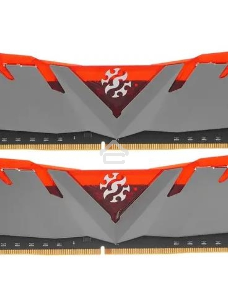 Оперативная память XPG Gammix D30, DDR4, 16GB (2x8 GB), 3200 MHz, CL16, DIMM, радиатор, красный