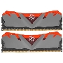 Оперативная память XPG Gammix D30, DDR4, 16GB (2x8 GB), 3200 MHz, CL16, DIMM, радиатор, красный