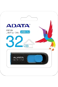 Флеш диск AData 32Gb UV128 AUV128-32G-RBE USB3.0 синий/черный