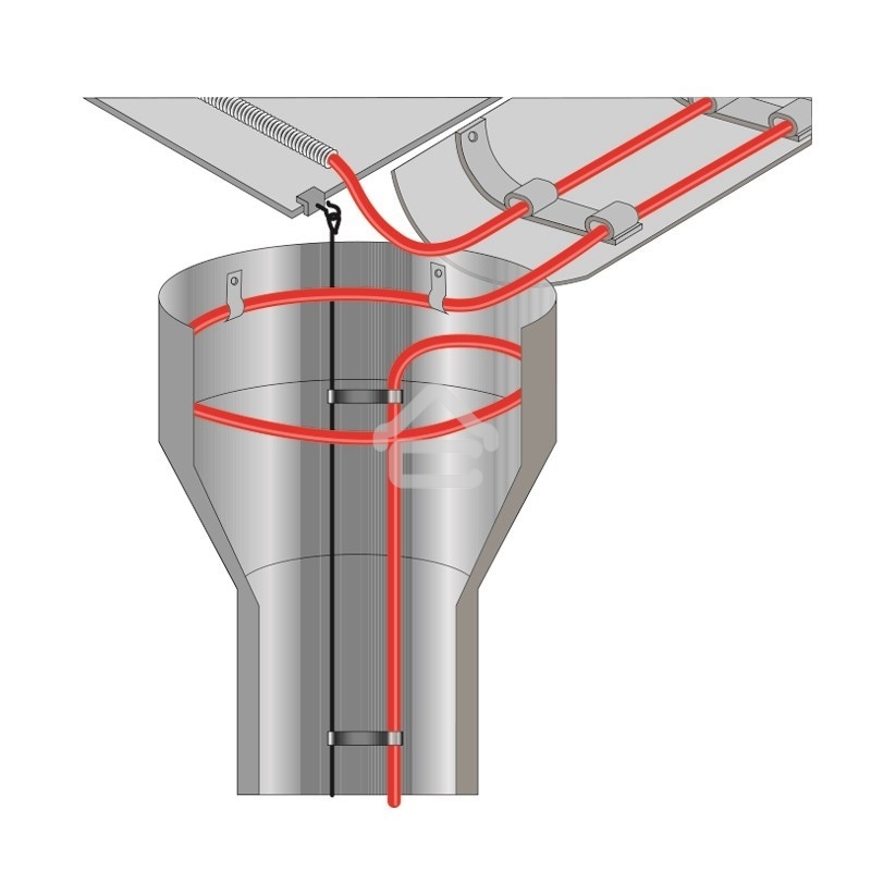 Греющий саморегулирующийся кабель Rexant POWER Line 30SRL-2CR 4M (4м/120Вт)