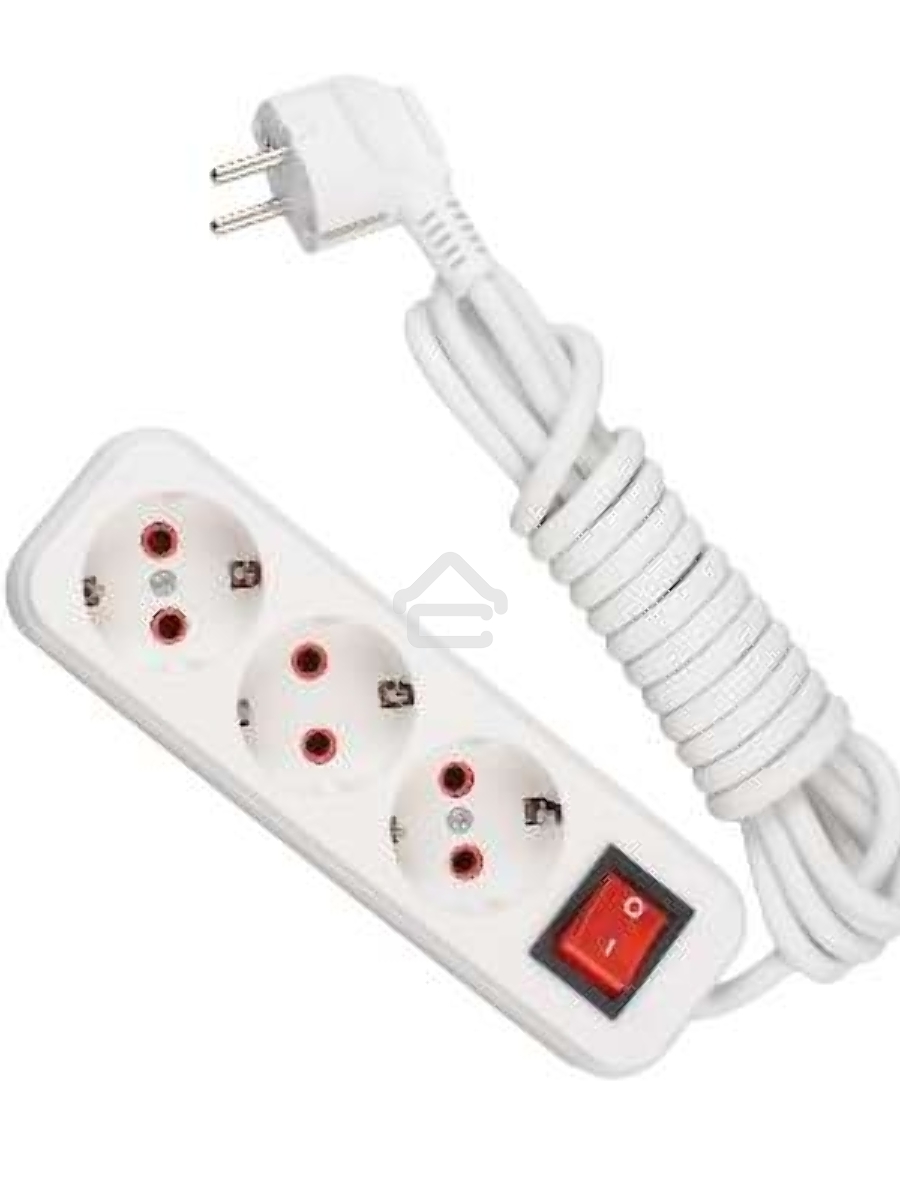 Удлинитель 3х3м с заземл. 16А IP20 с выкл. Lezard 720-0303-302