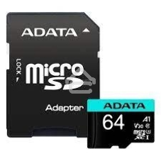 Флеш карта MICROSDXC UHS-I U3 V30S A2 100/75 MB/s 64Gb RETAIL W/1 ADAPTER
