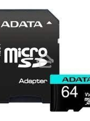 Карта памяти MICROSDXC UHS-I U3 V30S A2 100/75 MB/s 64GB RETAIL W/1 ADAPTER