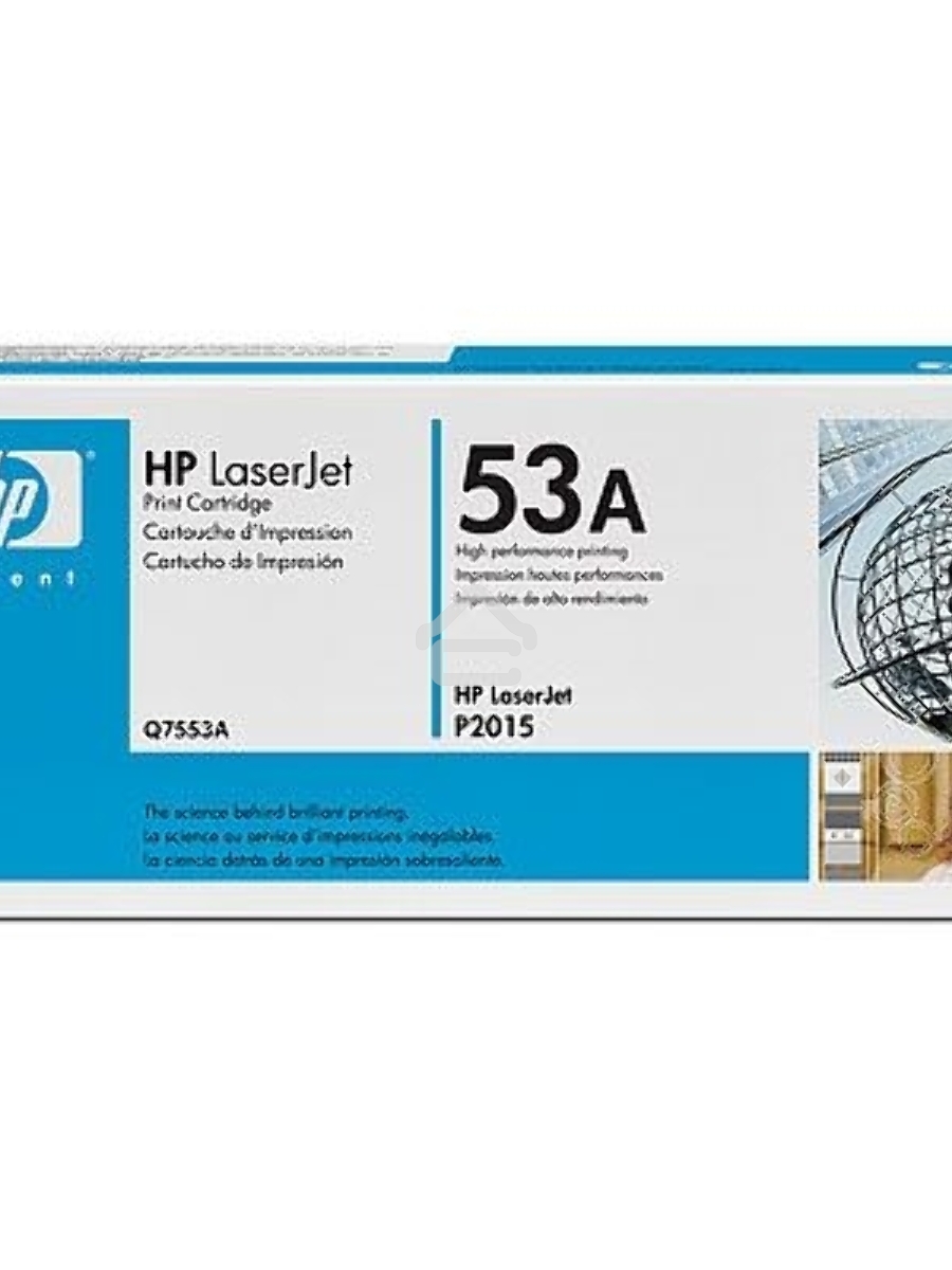 Картридж лазерный HP Q7553A черный для LaserJet P2015 3000 стр.