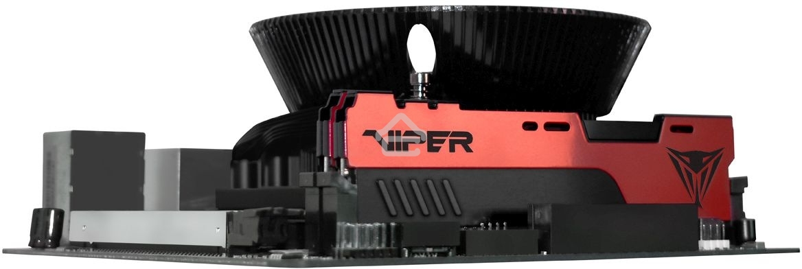 Оперативная память Patriot Viper Elite II, DDR4, 64GB (2x32 GB), 3600 MHz, CL20, DIMM, радиатор, красный/черный