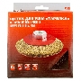 Кордщетка MATRIX 74616  для ушм 125мм м14 ''тарелка'' витая проволока