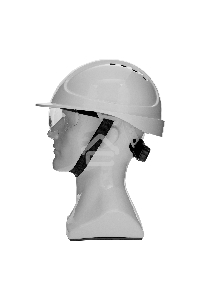 Каска защитная ударопр.«Форвард» (К-05),ABS/PC,комплект со встроен.очк.ОЧК-05 Форвард,белая Denzel