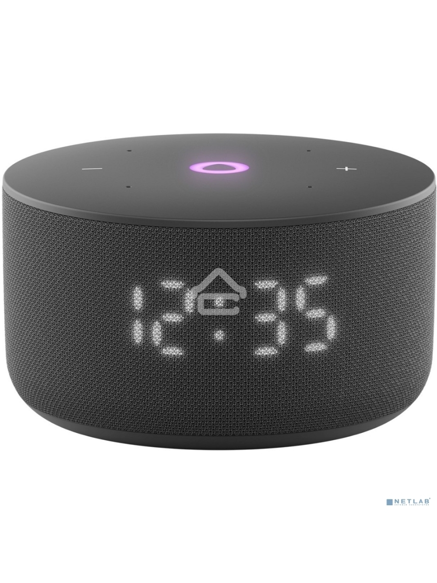Умная колонка Yandex Станция Мини 3 Алиса черный 12W 1.0 BT/Wi-Fi