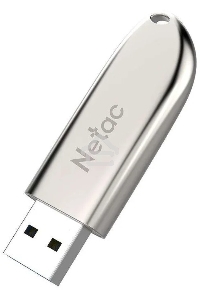 Флеш Диск Netac U352 8Gb <NT03U352N-008G-20PN>, USB2.0, с колпачком, металлическая
